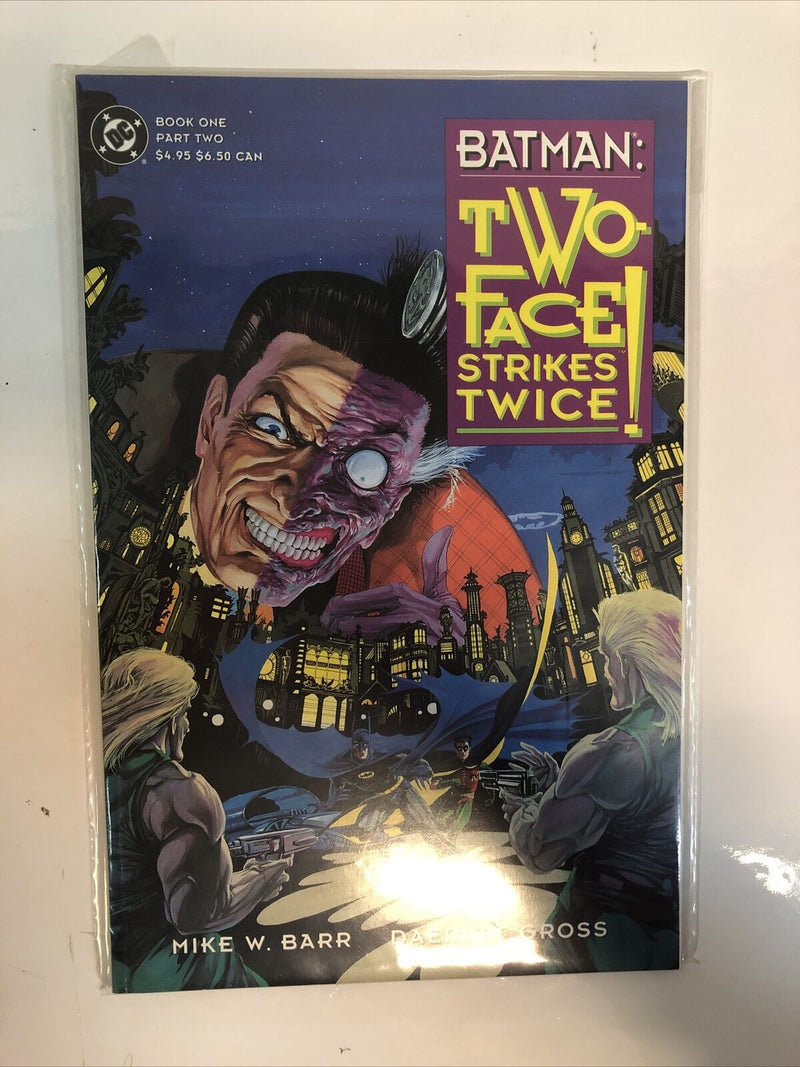 Batman: Two-Face Strikes Twice (1993) Complete Set Part 2•Book 1 & 2 (VF/NM) DC