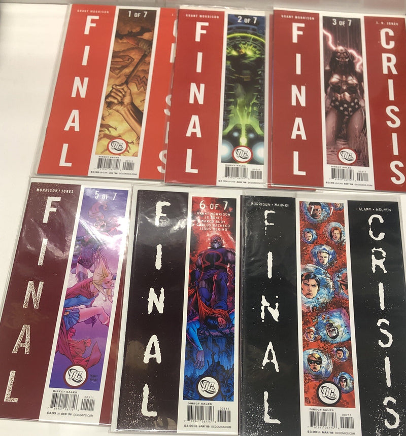 Final Crisis (2009) Set Issue # 1-7 Missing # 4 • DC Comics • Grant Morrison