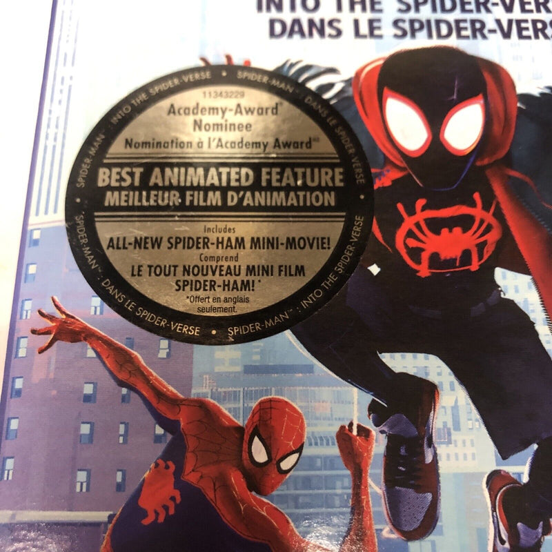 Spider-Man: Into the Spider-Verse (2018) Blu-ray/DVD • 2-Disc Set