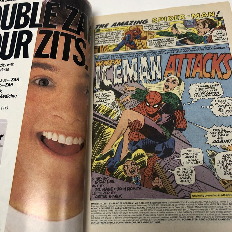 Marvel Tales Featuring Spider-Man And Iceman (1989)