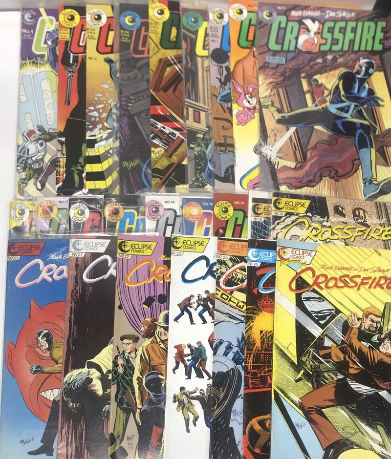 Crossfire Rainbow (1988) # 1-26 • Missing # 15 • Eclipse Comics # 12 stevens