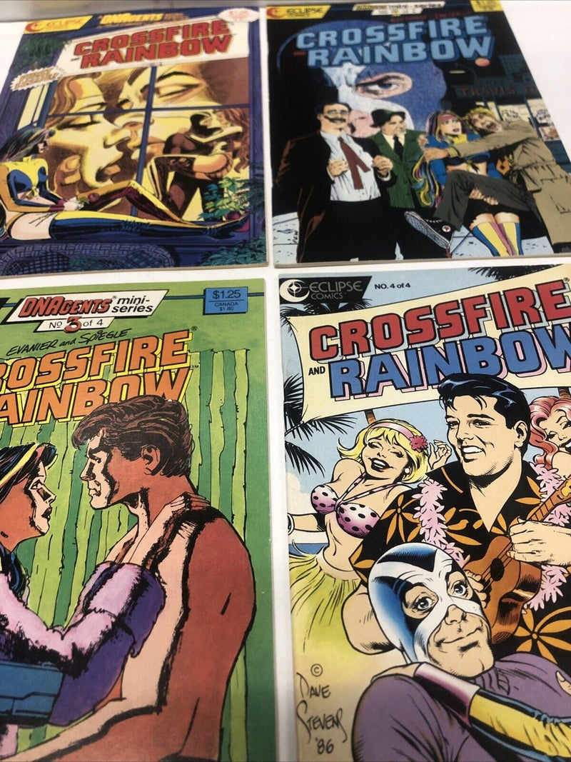 Crossfire Rainbow (1986) # 1-4 • Eclipse Comics • Mark Evanier • Dave Stevens #4