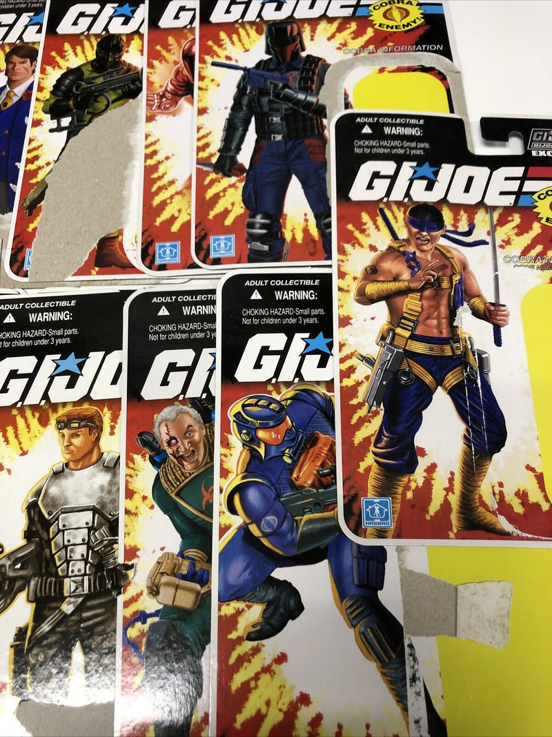 GI Joe (2012) Dossier • Cards • Made In China • 2 Sets • Cobra Enemy