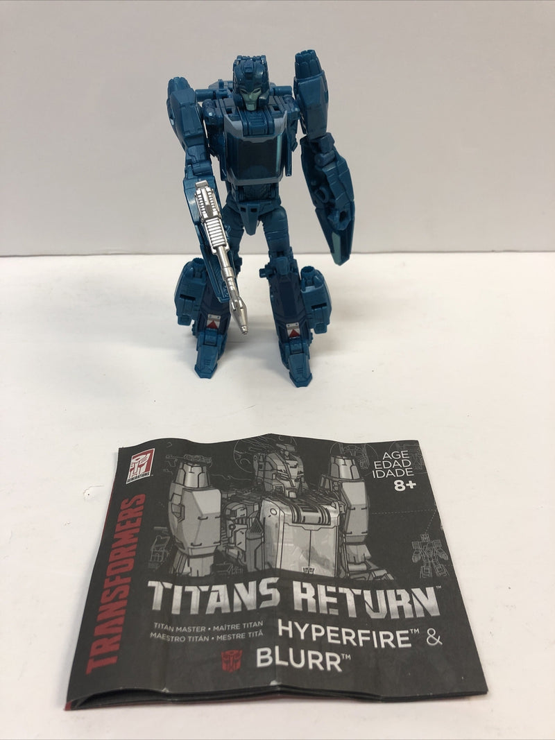 Transformers Titans Return Hyperfire & Blurr(2015) Complete Mint w/instructions