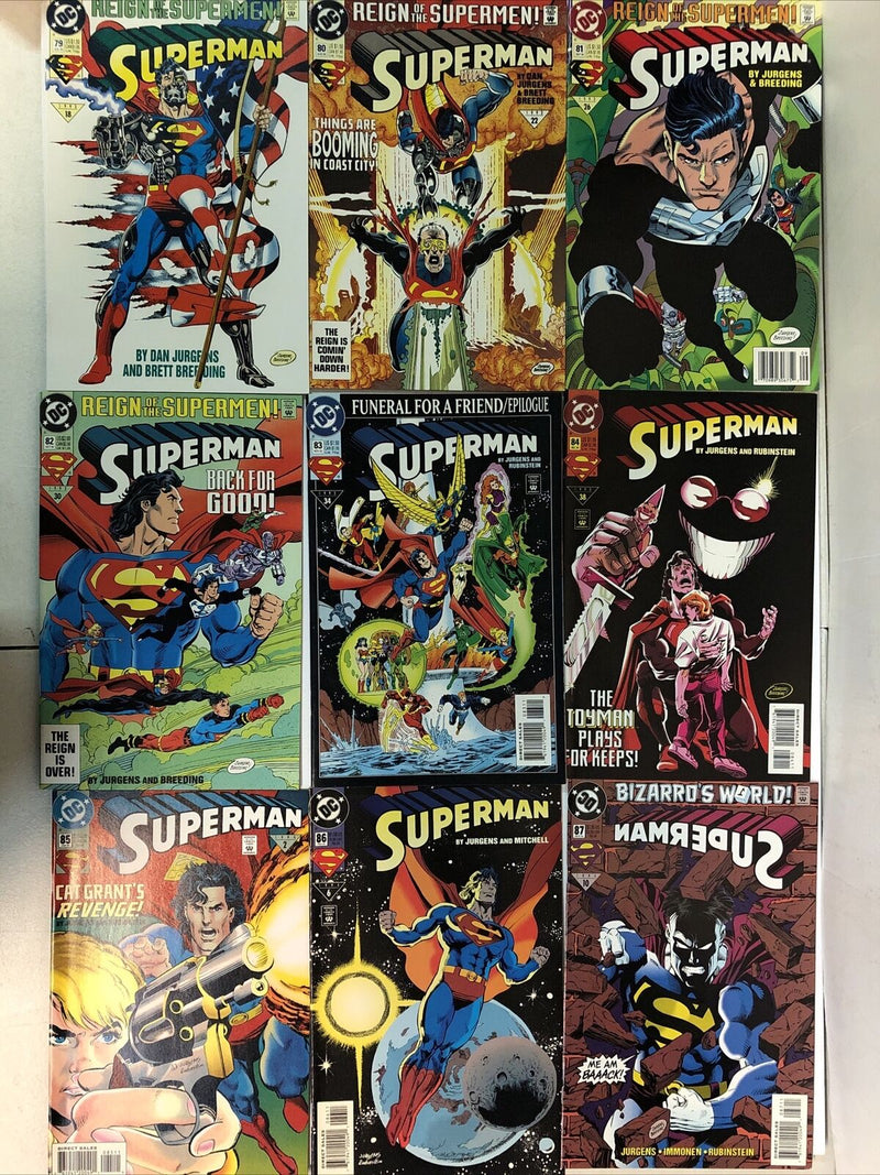 Superman (1991) Consequential Set # 51-100 Missing # 73 (F/VF) DC Comics