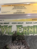 Evil Erine #v2 (2014) # 1 (CGC 8.0 SS) Signed & sketch Idris Durcet * Dynamite