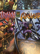 Araknis (1997) Set Lot Of 9 Comics • Morning Star Productions • Mushroom Comics