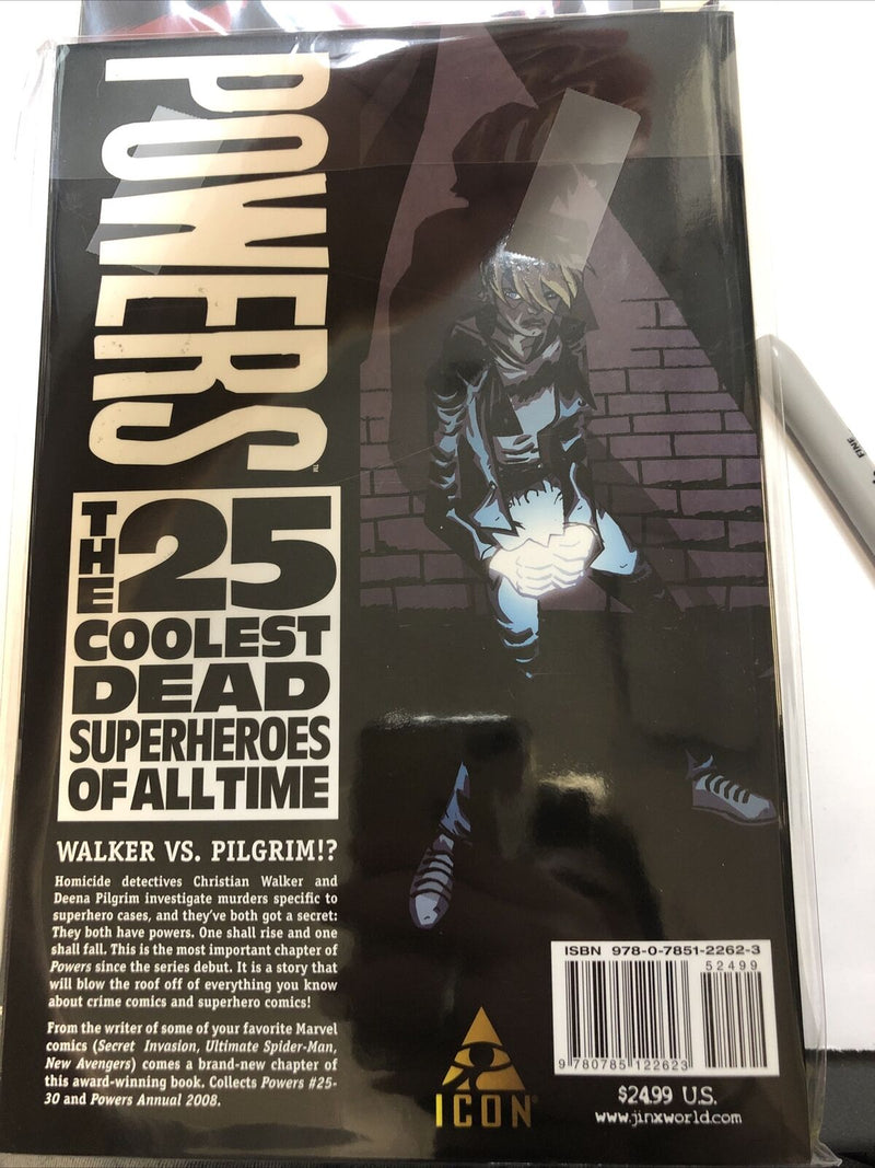 Powers Vol.12 : The 25 Coolest Dead Superheroes. (2009) Icon TPB SC Brian Bendis