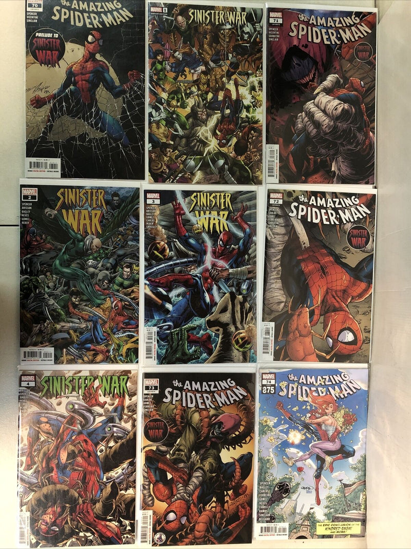 The Amazing Spiderman Sinister War (2021) Set