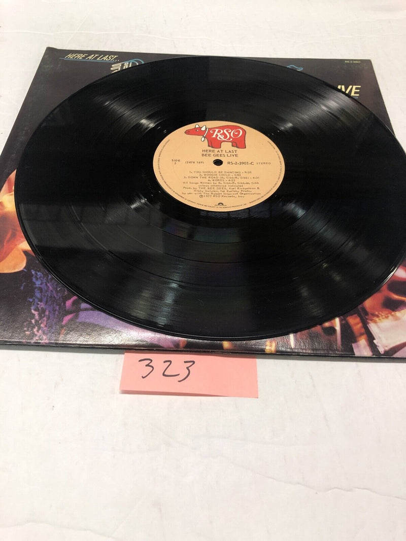 Bee Gees Live Here at Last Vinyl Double  LP Album