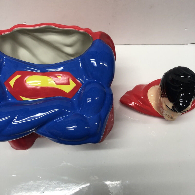 Superman Ceramic Cookie Jar • Limited Edition • Dc Comics • Warner Bros