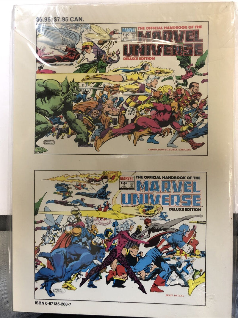 The Official Marvel Universe Vol.1 Abomination To Circus... (1990) Marvel TPB SC