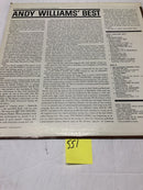 Andy Williams Best Vinyl LP Album