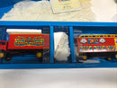CORGI CLASSICS 31702 ERF BOX VAN SHOWMANS CARAVAN VW VAN SADDLERS FUNFAIR