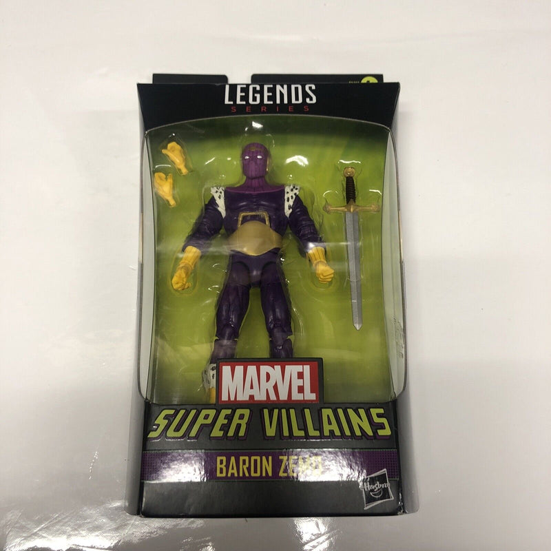 Hasbro Baron Zemo 6 inch•Action Figure • Super Villains •Marvel • Legends Series