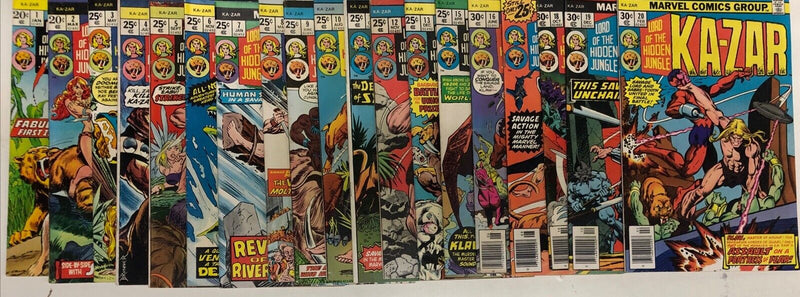 KA-ZAR (1973) Set Issue