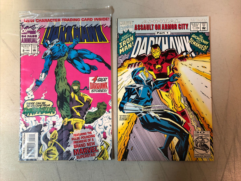 Darkhawk (1991) #1-35 Annual #1 & 2 (VF/NM) Complete Sequential Set Run Marvel