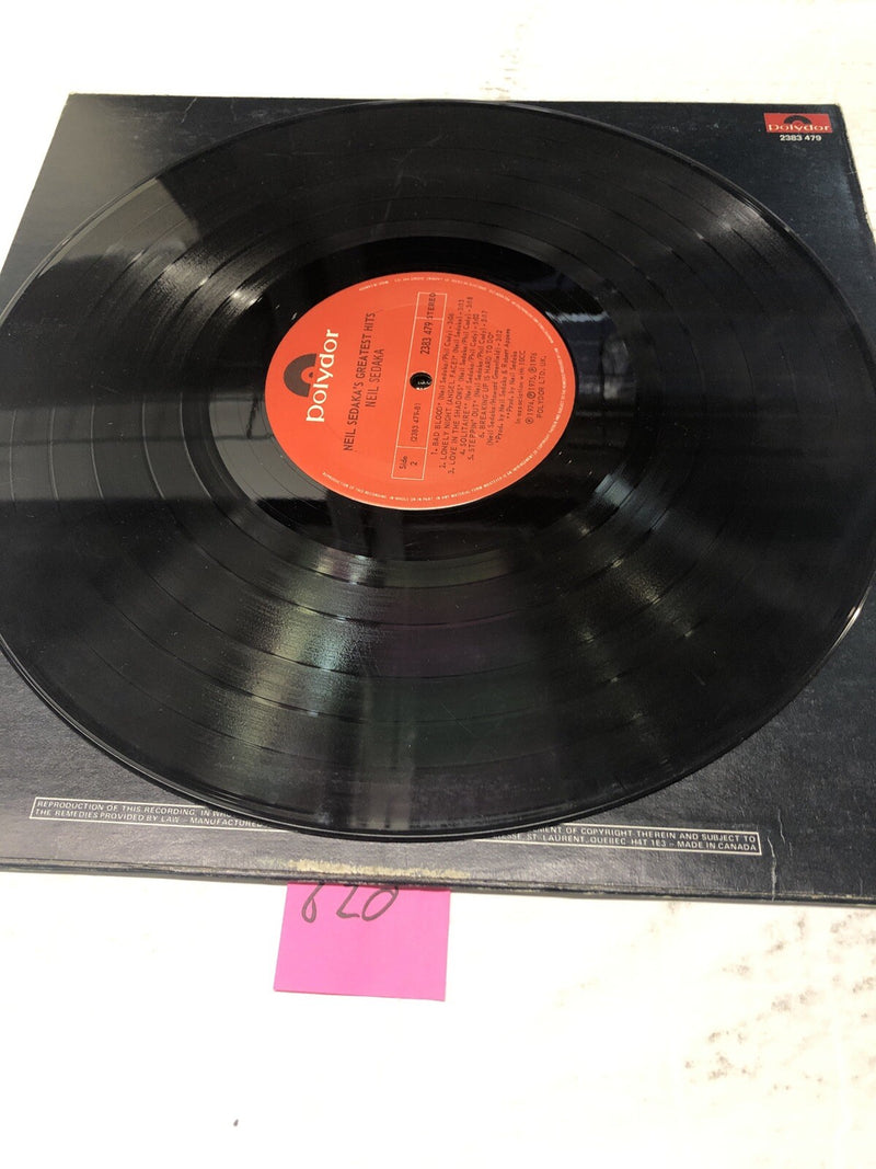 Neil Sedaka’s Greatest Hits  LP Album