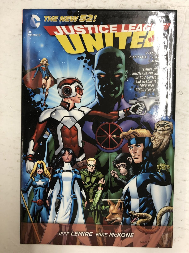 The New 52! Justice League United Vol.1 By Jeff Lemire (2015) HC DC Comics