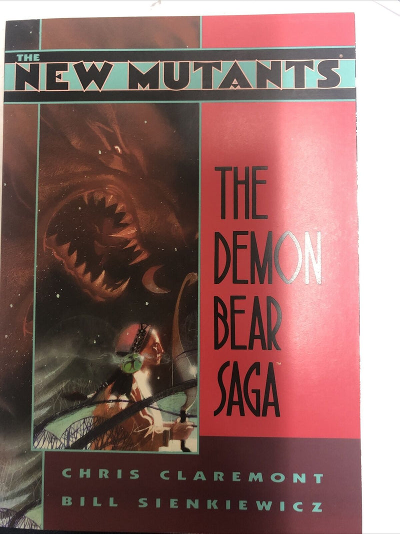 The New Mutants The Demon Bear Saga (1990) Marvel TPB SC Chris Claremont