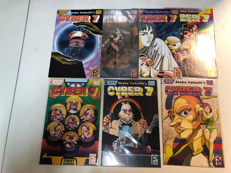 Cyber 7 Book One & Two 1989