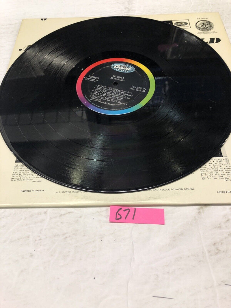 Al Martino. We Could. Vinyl   LP Album