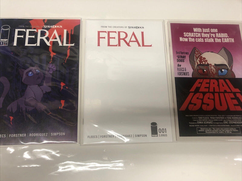 Set Of 3 Comics Feral (2024)