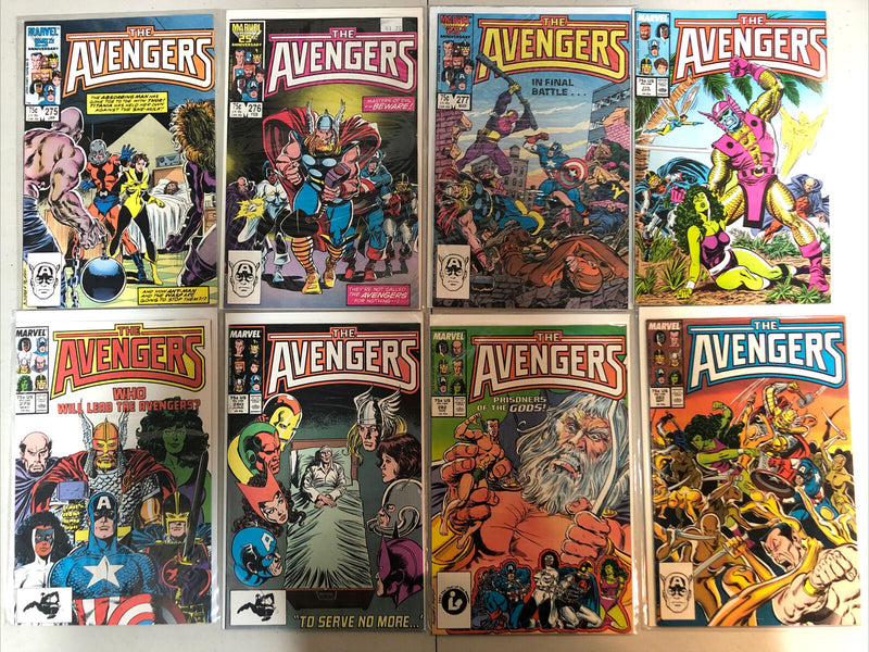 Avengers (1984) #251-300 Missing 281 Annual #14-17 (VF/NM) (257 VF) Set Lot Run