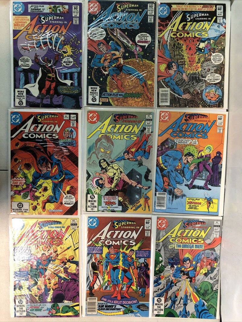 Superman Starring In Action Comics (1979) Complete Set