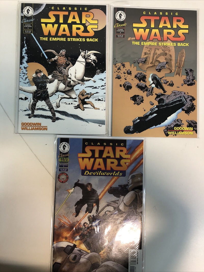 Classic Star Wars: The Empire Strikes Back (1994) # 1-2 & DevilWorlds # 1 (NM)