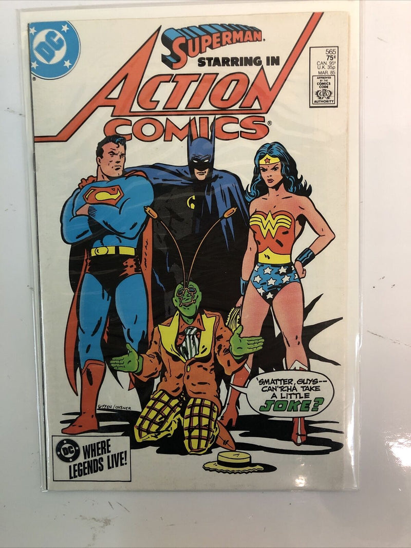 Superman Starring In Action Comics (1983) Complete Set