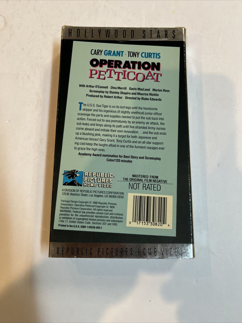 Operation Petticoat (VHS 1988) Gary Grant • Tony Curtis • Dina Merrill