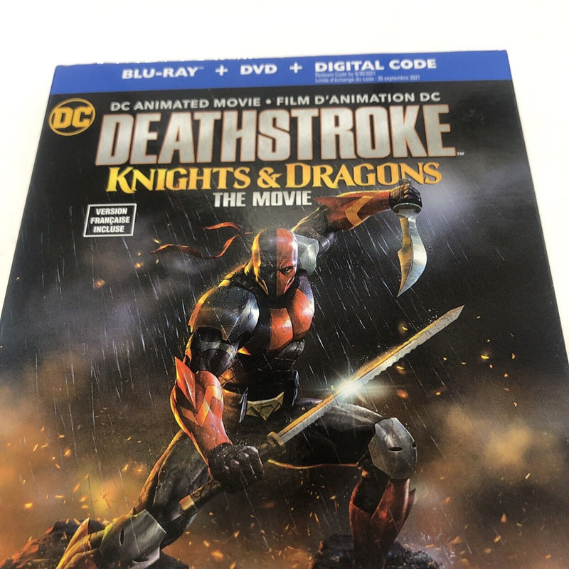 Deathstroke: Knights & Dragons (2020) Blu ray/dvd • 2-disc set • Canadian