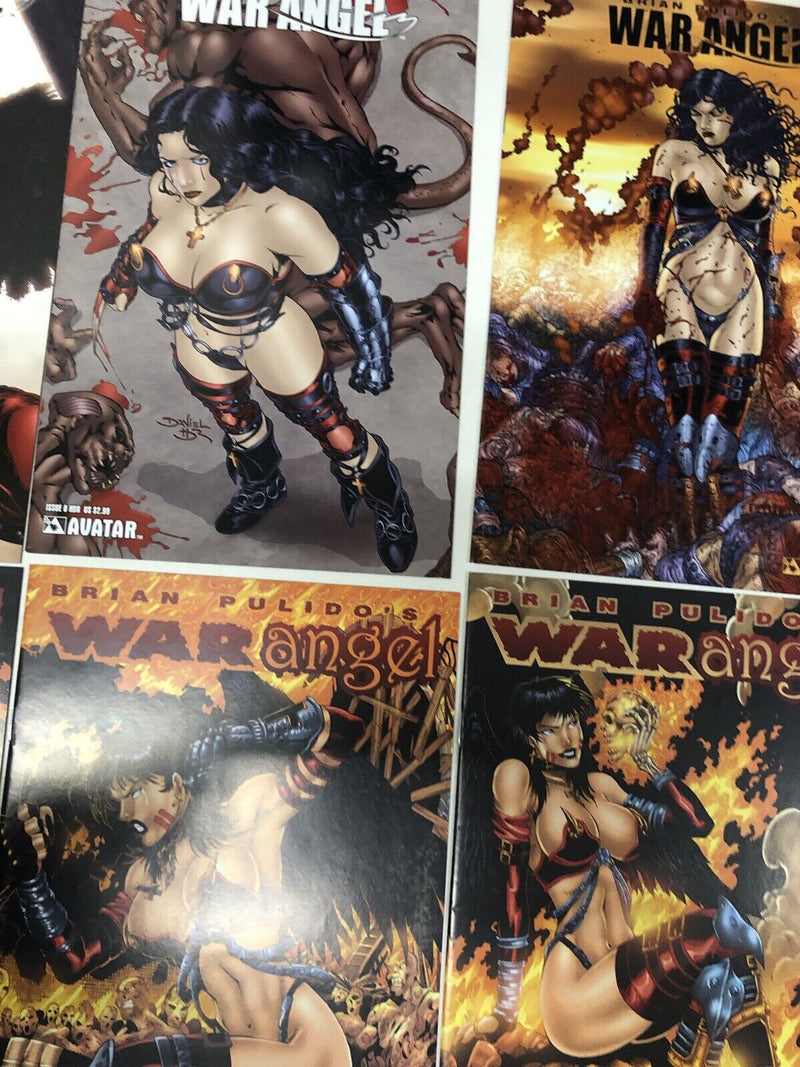 Brian Pulido’a War Angel (2007) Complete Set Of 12 Issues (VF/NM) Avatar Comics