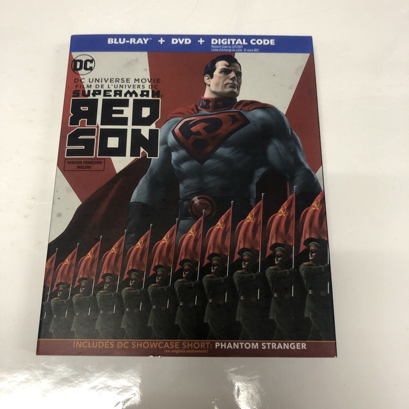 Superman : Red Son (2021) BIL/Blu-ray/DVD Slipcover • Digital Code• DC Universe