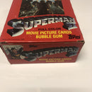 Topps Superman (1991) • Movie Full Color Trading Cards Box • Bubble Gum