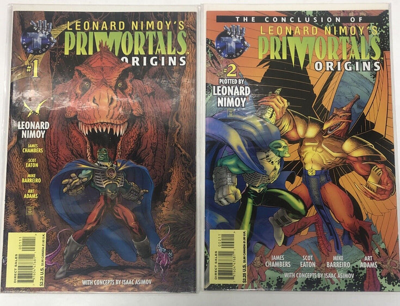 Leonard Nimoy’s Primortals Origns (1996) Set Issue