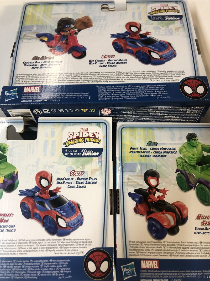 Spidey And His Amazing Friends • Spidey • Ms Marvel(2022) Hasbro • Disney Junior