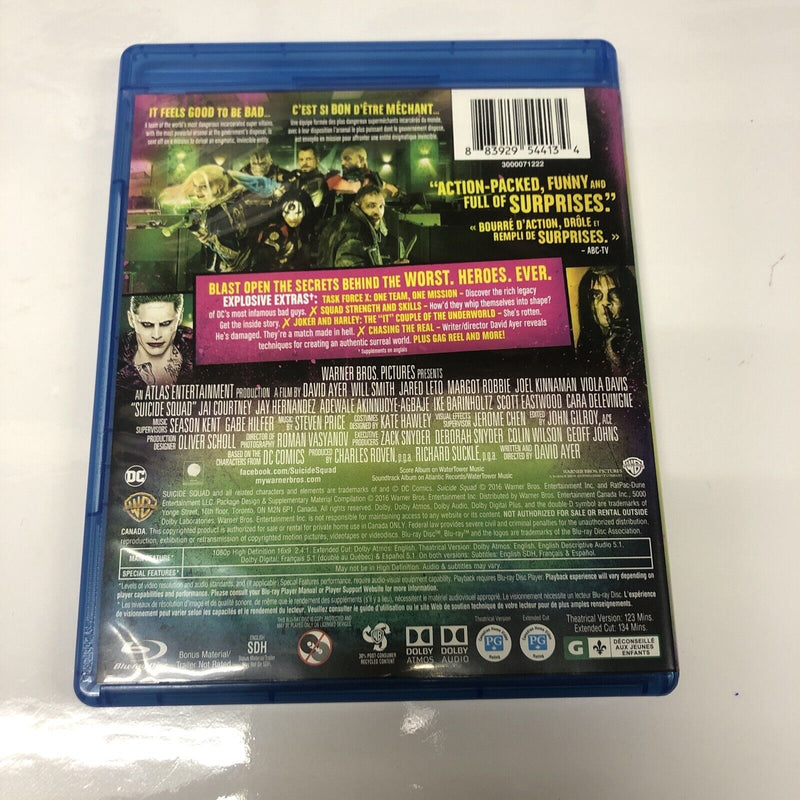 Suicide Squad (2019) Blu-ray/DVD • 2-Disc Set • Canadian • DC Universe