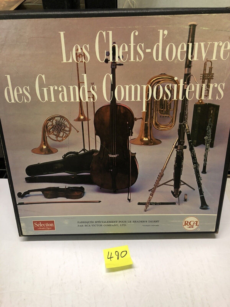 Les Chefs -d’oeuvre Des Grand Compositeurs  12 LP  Album Boxed Set Collection