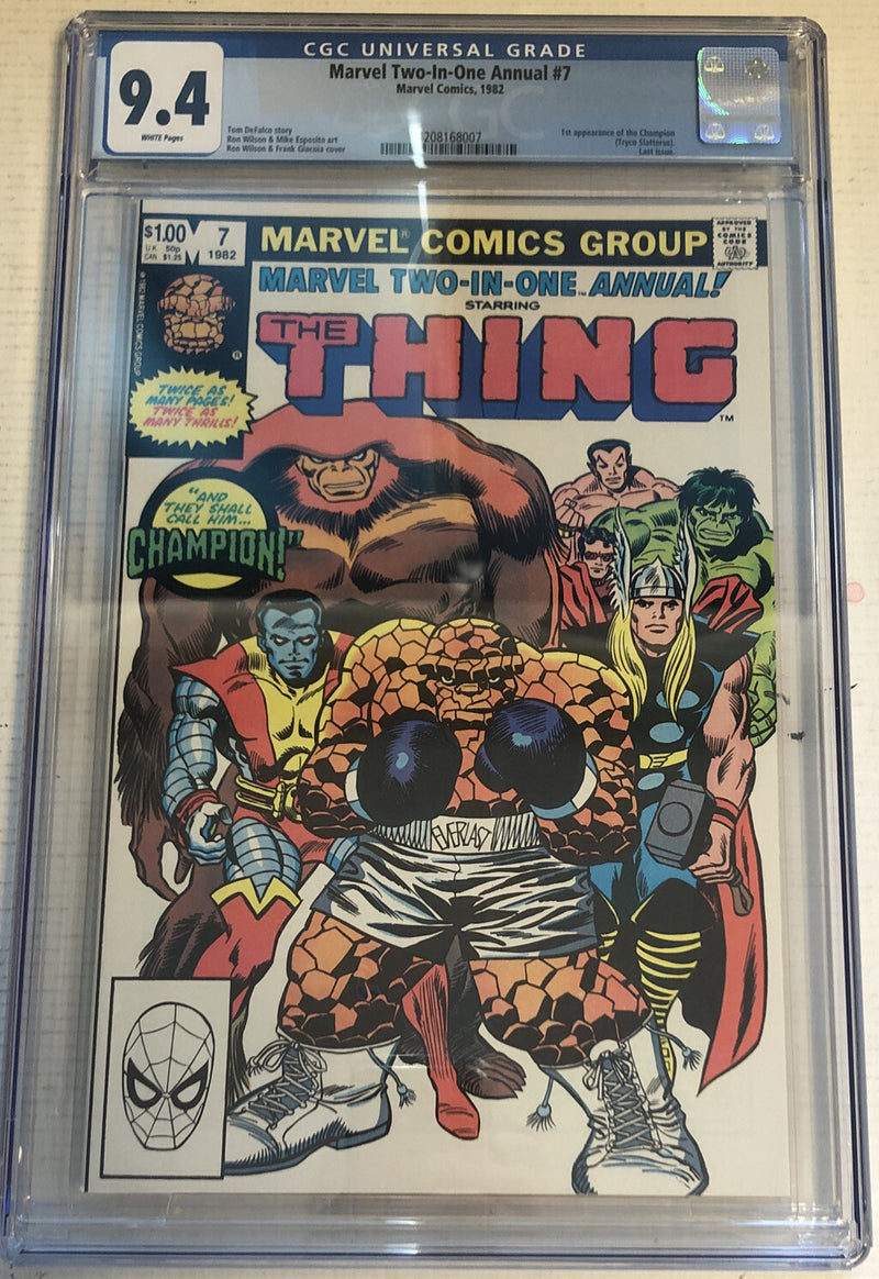 Marvel Two-In-One Annual The Thing (1982)