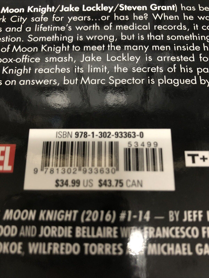 Moon Knight (2016) Marvel TPB • Jeff Lemire • Marvel Universe • Complete Collect