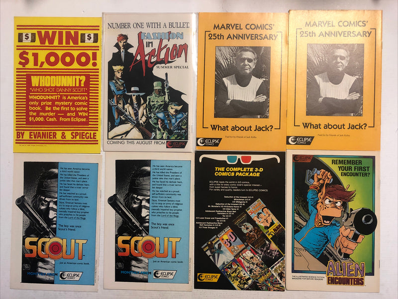 New Wave 1986 #1-13 + Vs. Volunteers 3-D #1-2 VF/NM Complete Set NO 3-D GLASSES