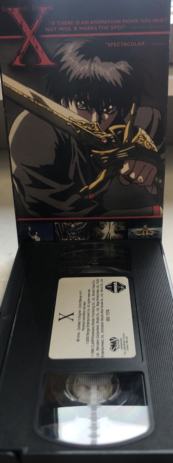 X  Anime ,Manga Rare(VHS ,2000)