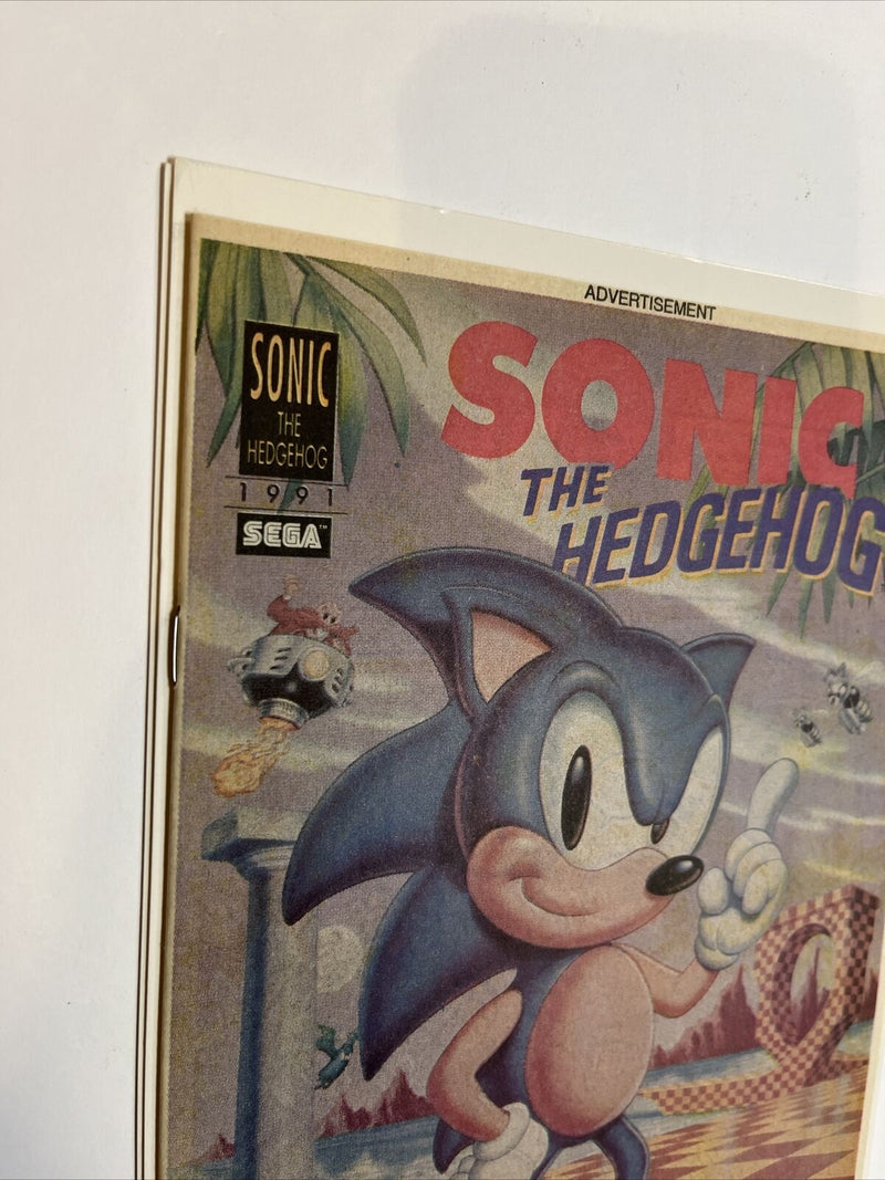 Sonic The Hedgehog (1991)(NM) Promotional 16 PG Sega Genesis Advertisement Comic