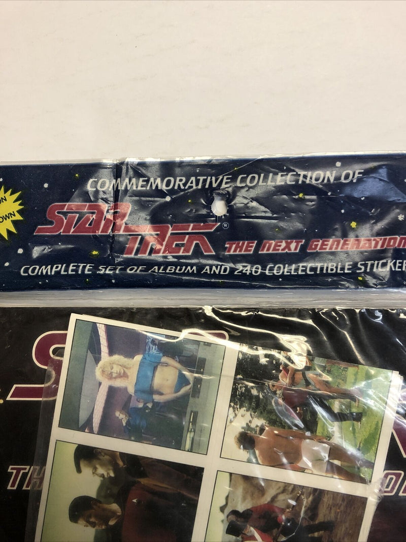 Star Trek Next Generation Album & Collectible Stickers Sealed (1993)(NM)| Panini