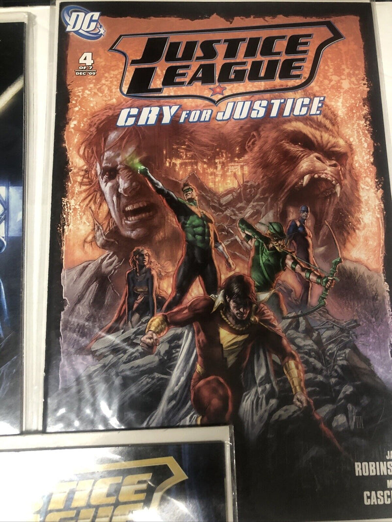 Justice League Cry For Justice (2009) Set Issue