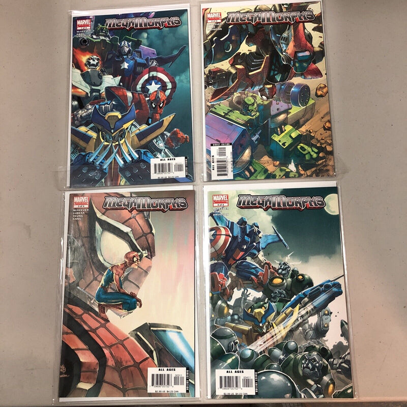 Megamorphs  (2006) NM 1-4 Complete Set Marvel