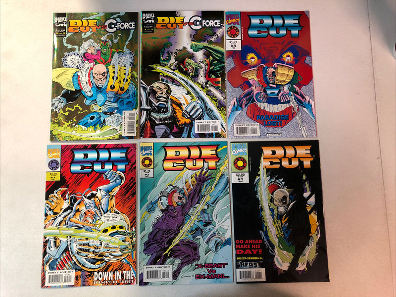 Die Cut (1993) #1-4 + Vs. G-Force #1 & 2 (VF/NM) Complete Sets Marvel U.K.