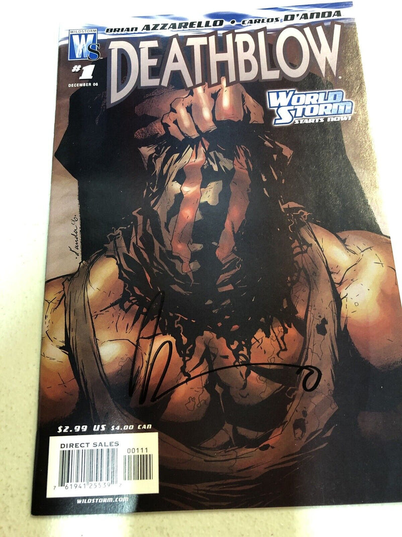 Deathblow (2006) #1-9 (VF/NM) Complete Set #1 signed by Brian Azzarello